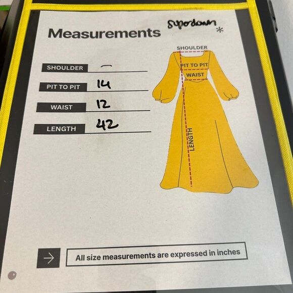 Superdown Women's Black Midi Dress Size XS Lace Fitted Black Side Slit - Picture 8 of 8